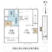 レーガベーネ長堀 II E(ひたちなか市)