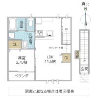 レーガベーネ長堀 II F(ひたちなか市)